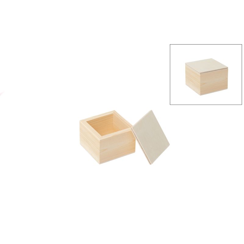 CAIXA C/TAMPA 6X6X4,5CM