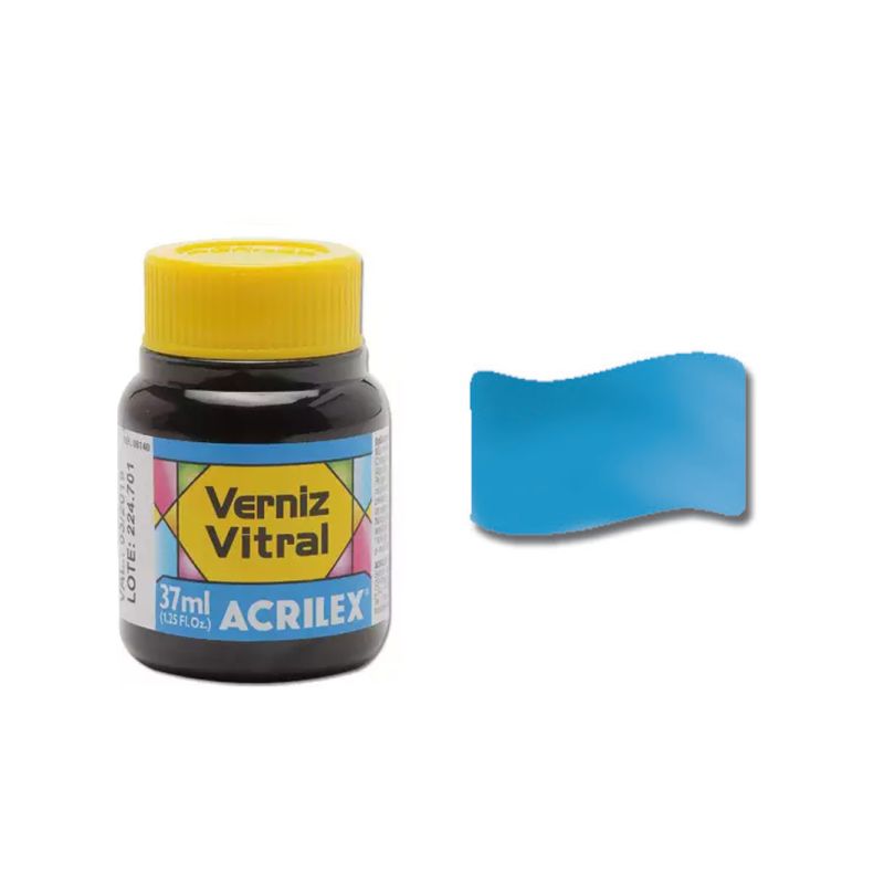 Tinta Vitral Azul Turquesa