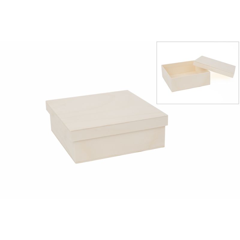 CAIXA TAMPA ENCAIXE 23X23X8CM