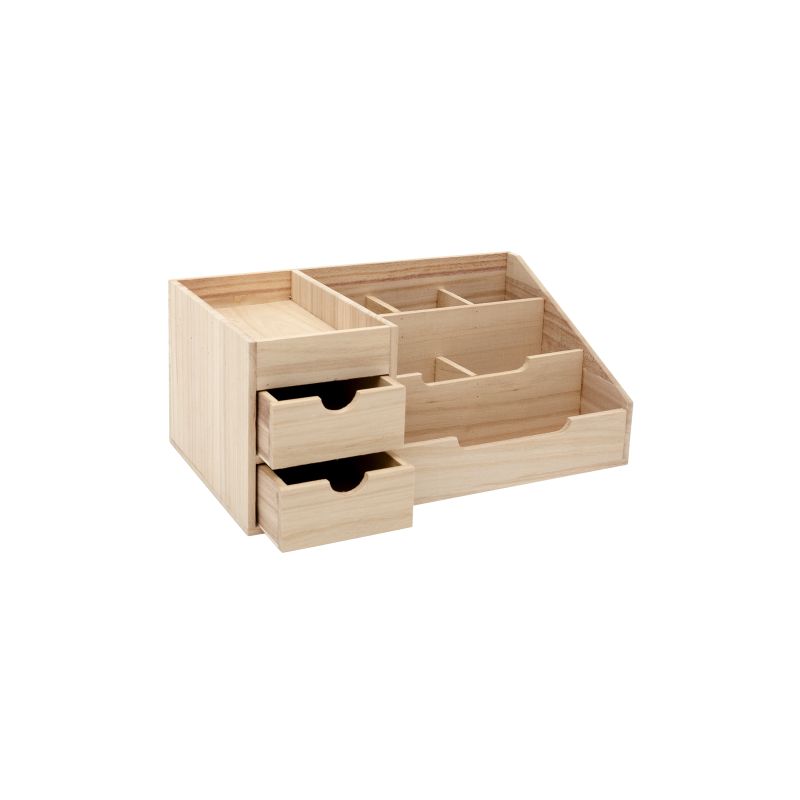 MOVEL C/DIVISORIAS E 2 GAVETAS 32X18X13.5CM