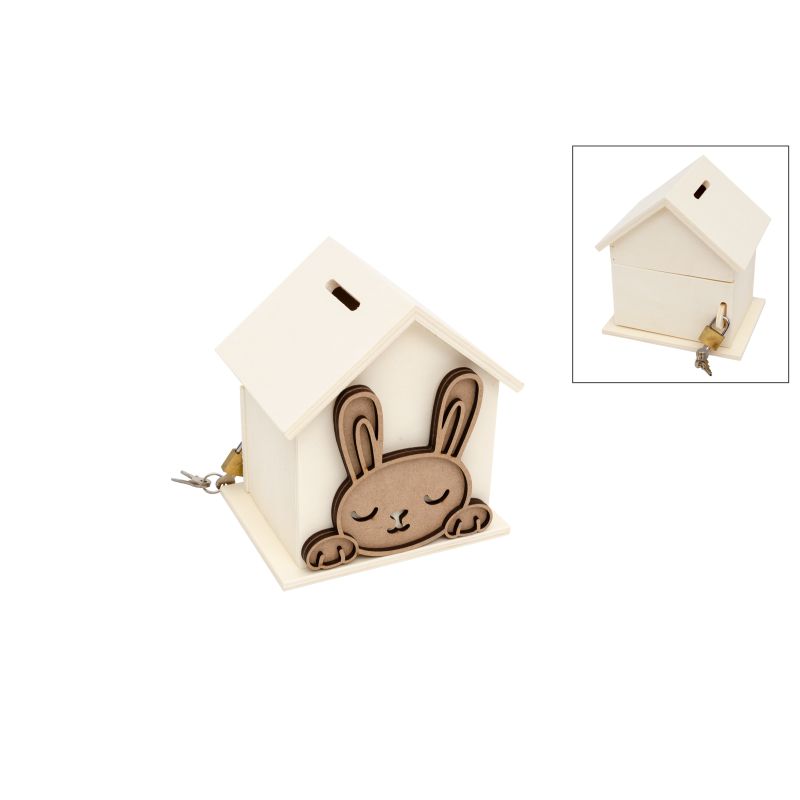 MEALHEIRO CASA C/ COELHO 13X10X14.5CM
