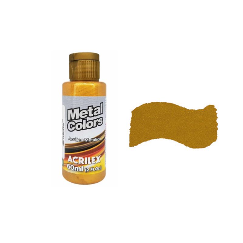 Tinta Acrílica Metal Dourado