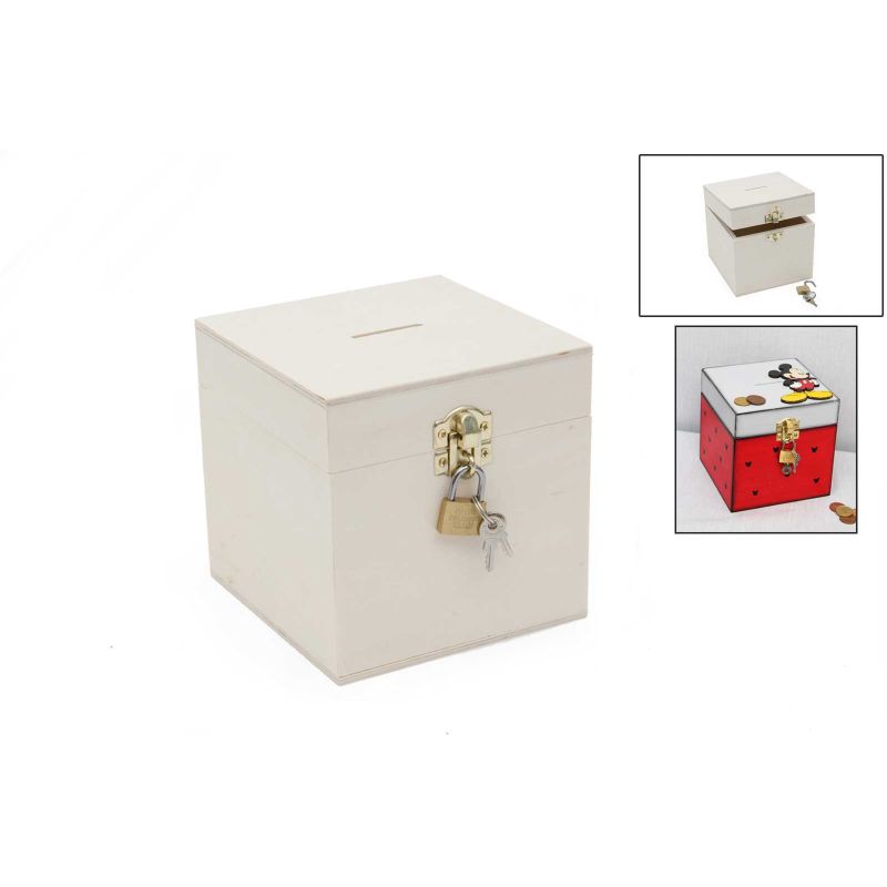 MEALHEIRO 13x13x13CM C/ CADEADO