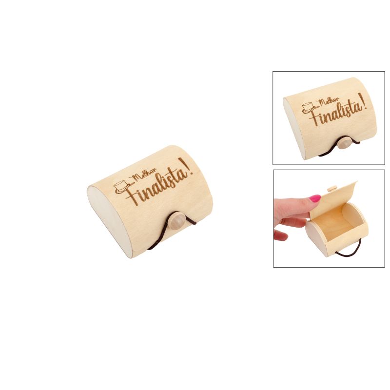 SET 6 CAIXAS FINALISTA 7.5X6.5X4.5CM BALSA