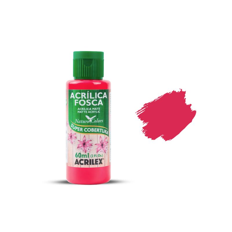 Tinta Acrílica Fosca Vermelho Fogo