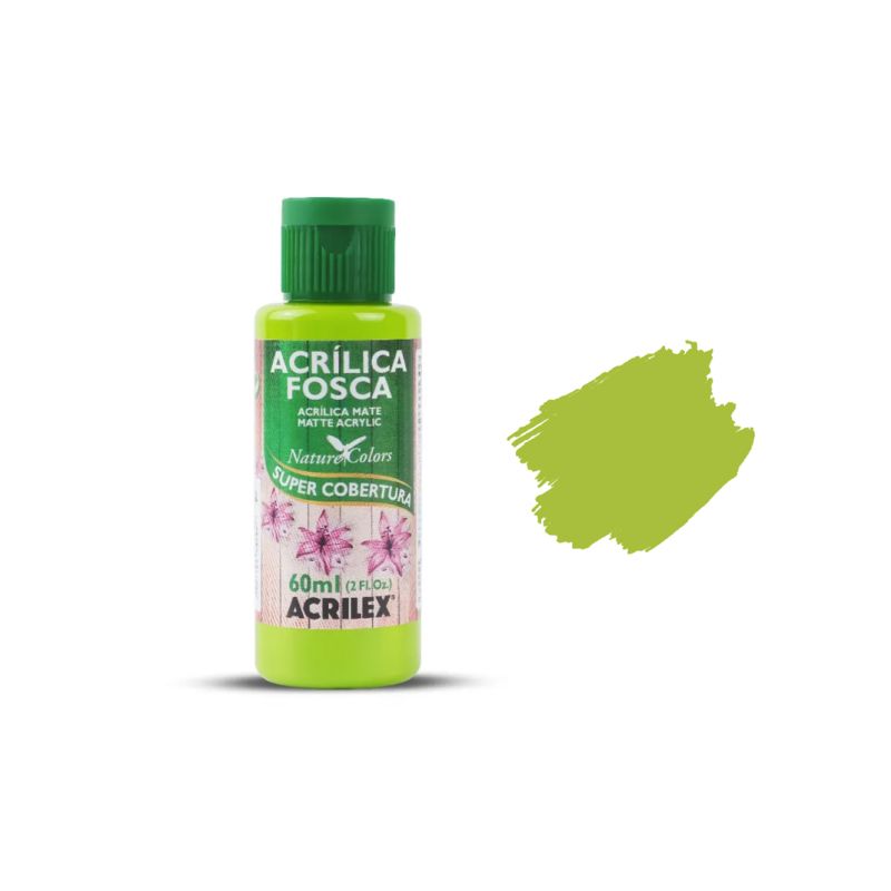 Tinta Acrílica Fosca Verde Maça