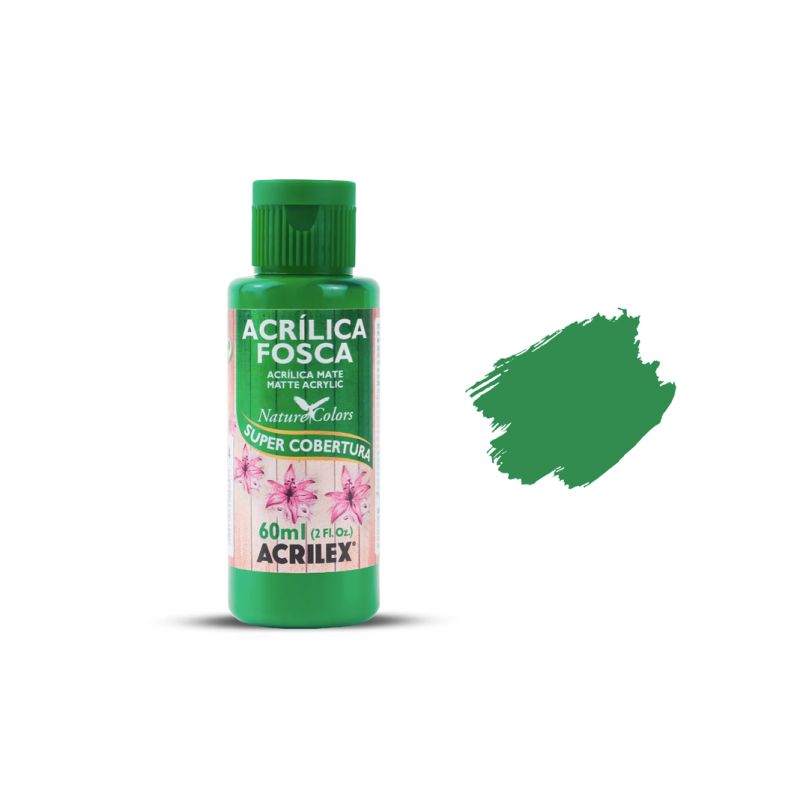 Tinta Acrílica Fosca Verde Grama