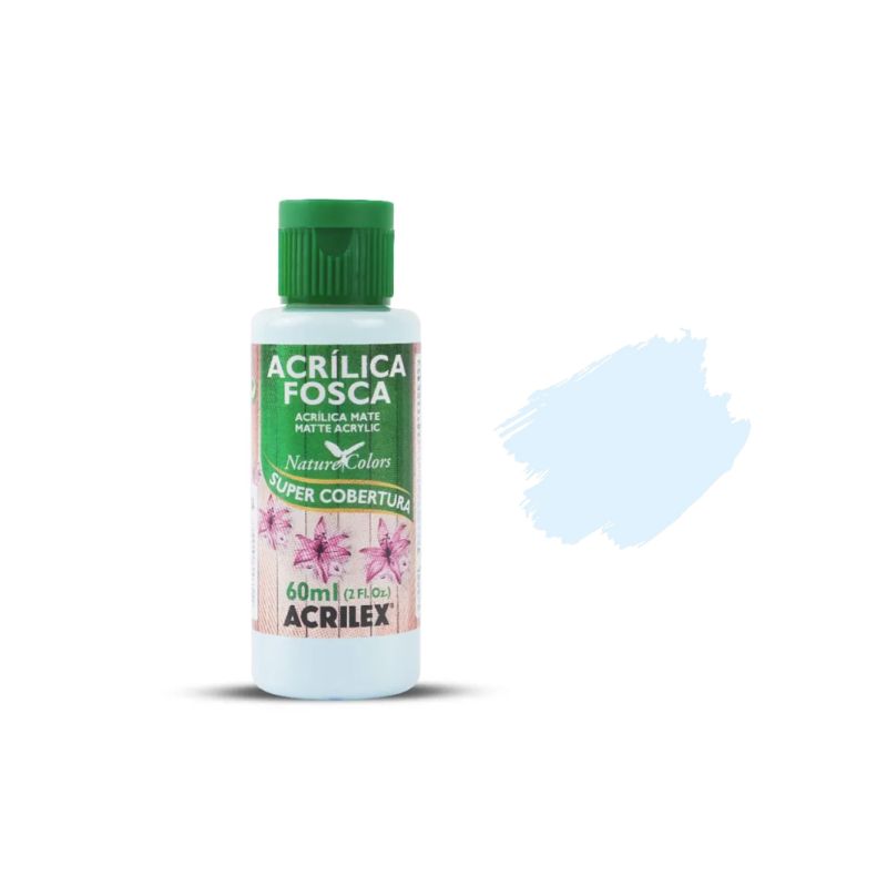 Tinta Acrílica Fosca Azul Água 