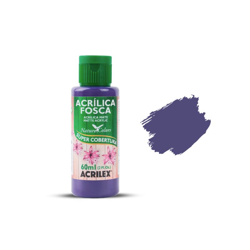 Tinta Acrílica Fosca Violeta Escuro