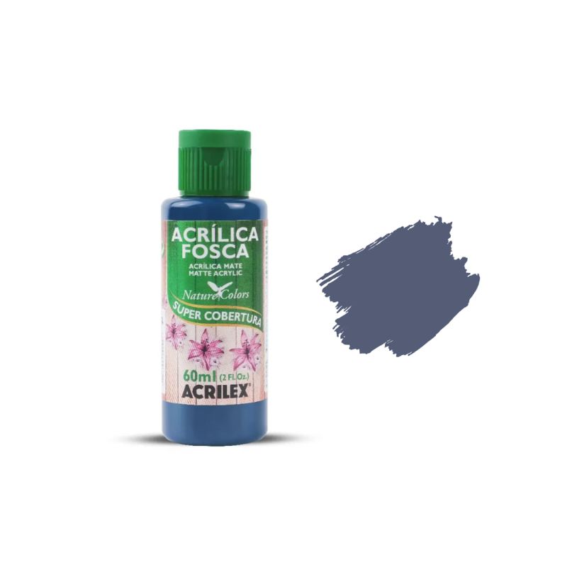 Tinta Acrílica Fosca Azul Seco