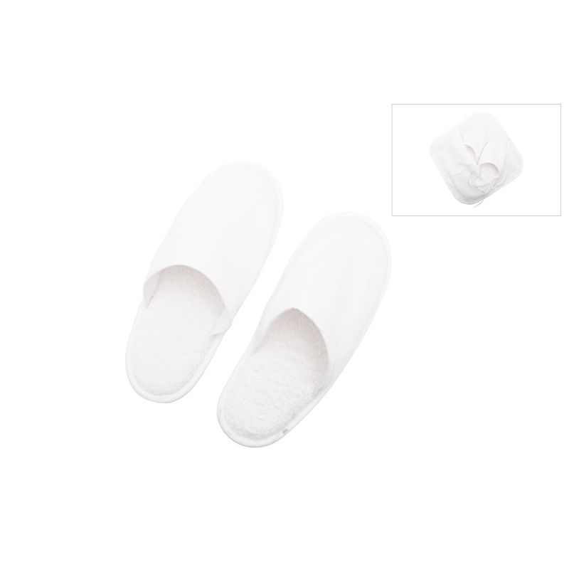 CHINELOS ADULTO TECIDO BRANCO 26.5X12CM ZA2