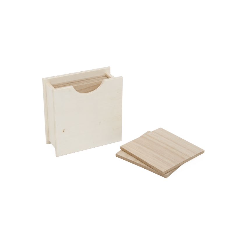 SET 6 BASES P/COPOS 11x11x4.5CM