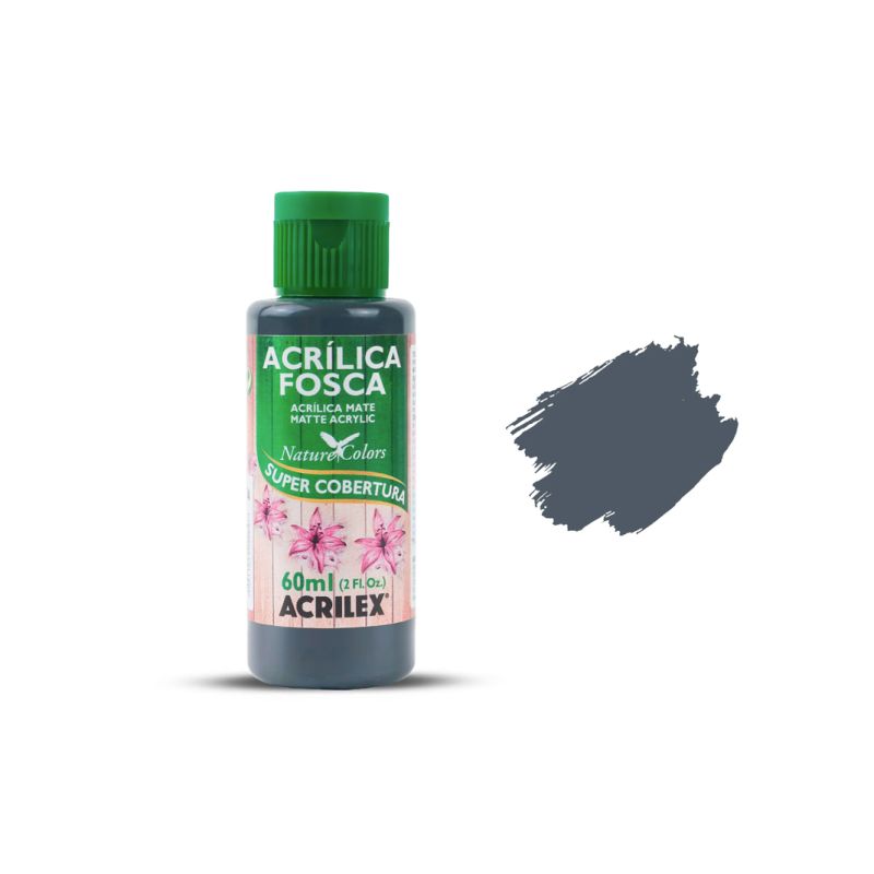 Tinta Acrílica Fosca Grafite