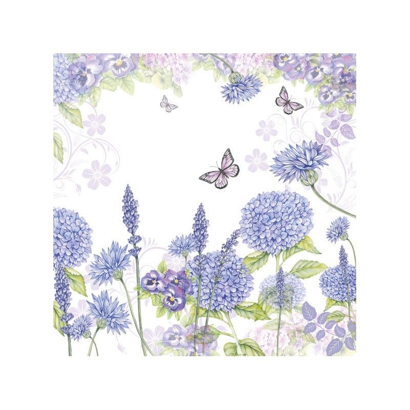Guardanapo Purple Wildflowers 30x30cm