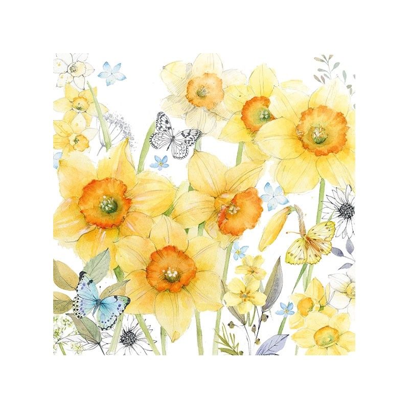 Guardanapo Classic Daffodils 30x30cm
