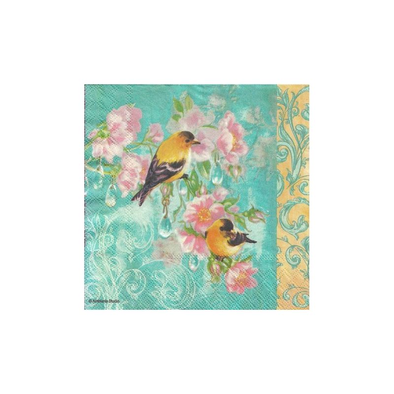 Guardanapo Scarlet Petrol 30x30cm