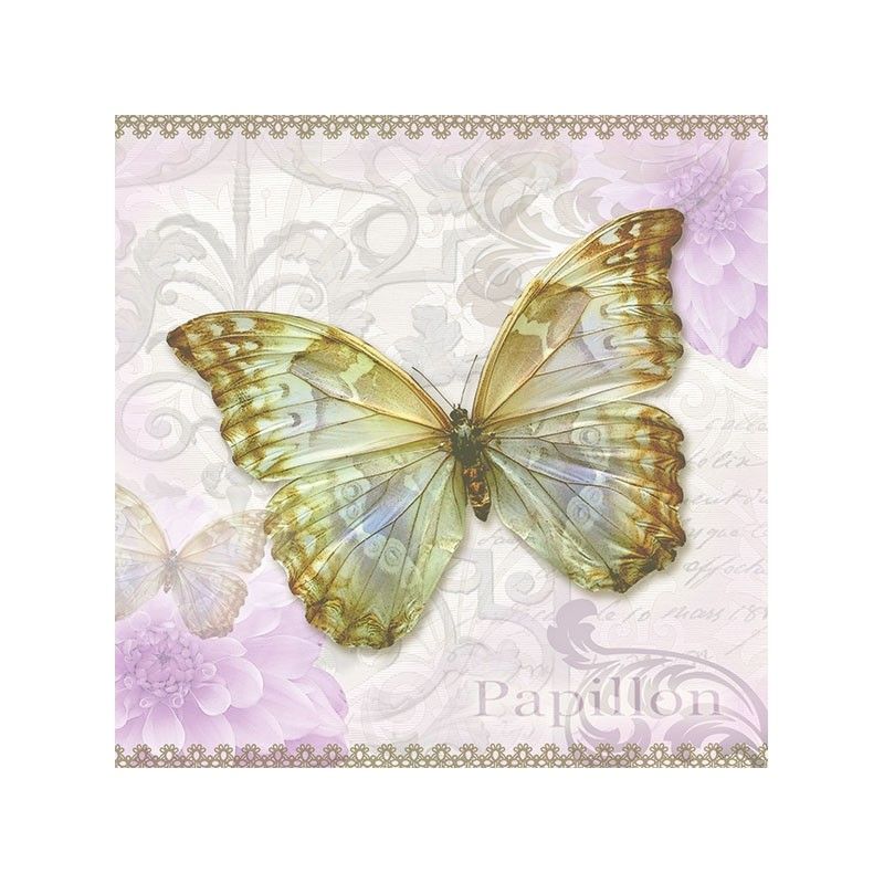 Guardanapo Papillon 30x30cm