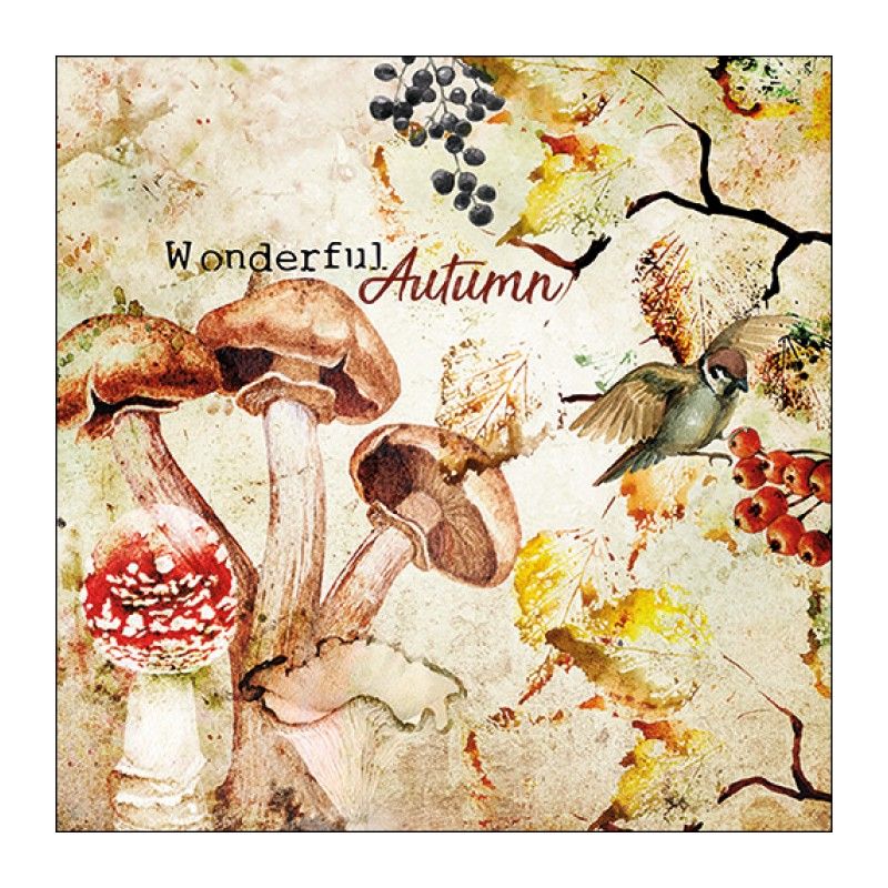 Guardanapo WONDERFUL AUTUMN 30x30cm