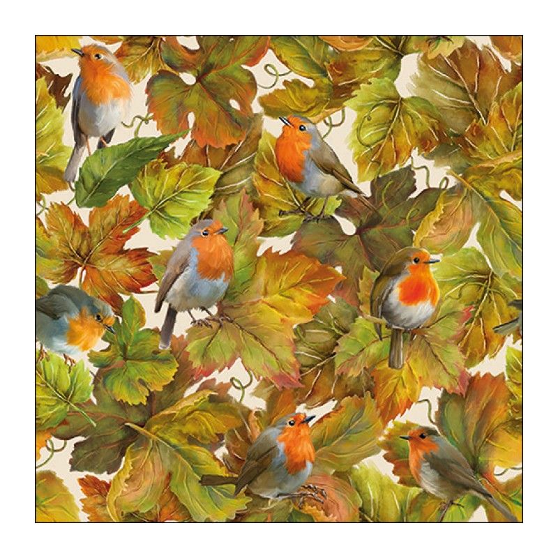 Guardanapo HIDDEN ROBINS 30x30cm