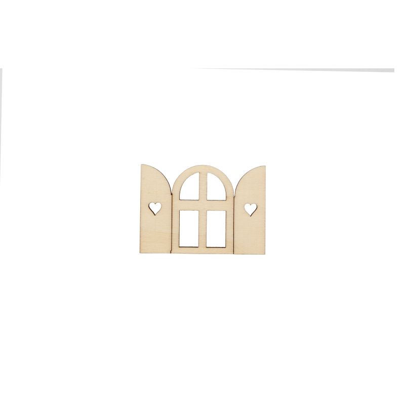 SET 12 JANELAS 5.7X4.1X0.4CM CHOUPO