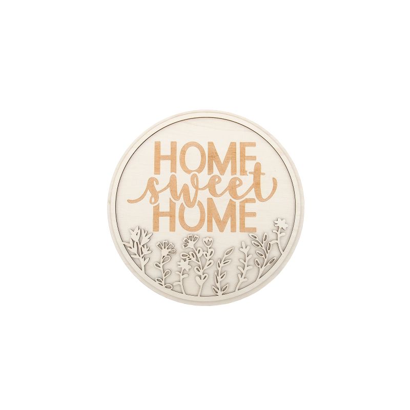 PLACA HOME SWEET HOME D.25X0.4CM