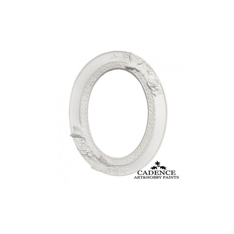 QUADRO OVAL BORBOLETA CADENCE 23x18 / 16.2x11 CM