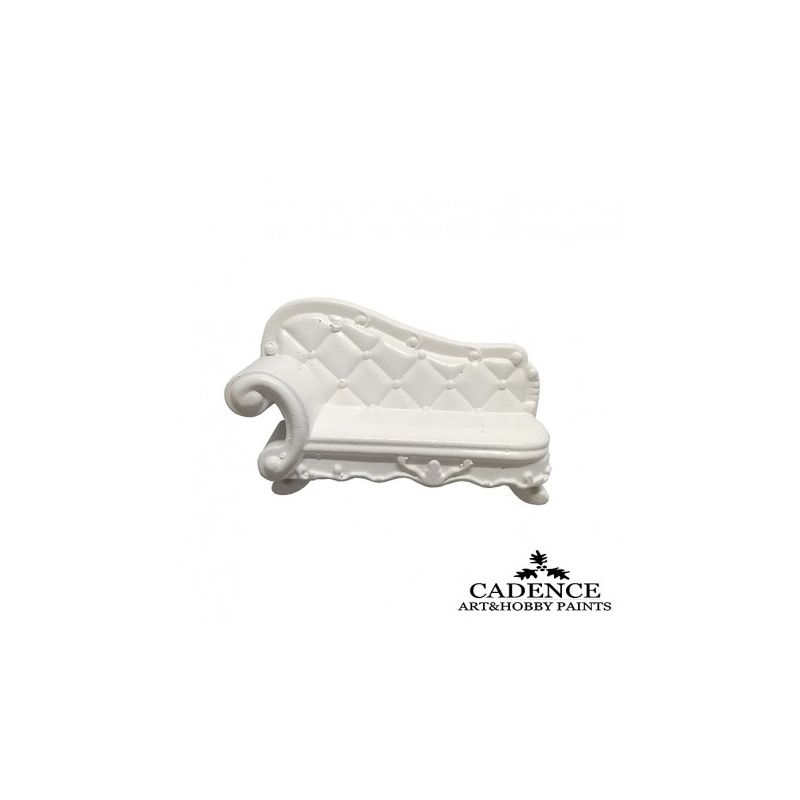MINI SOFÁ RESINA CADENCE 7x4.2x2.5 CM