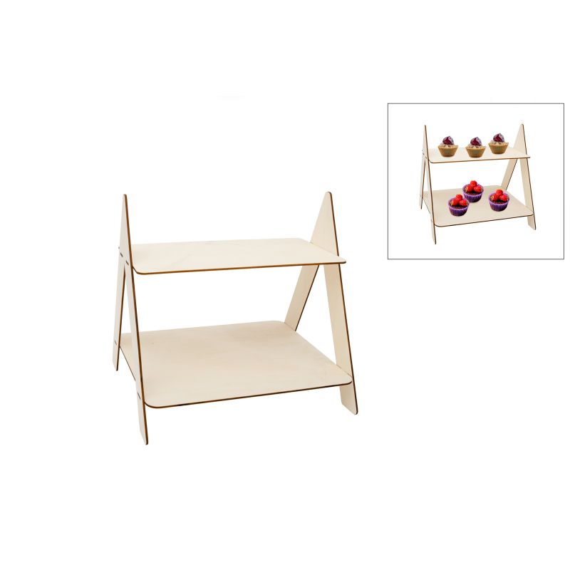 STAND CAKE 40X36.5X40X0.4CM CHOUPO