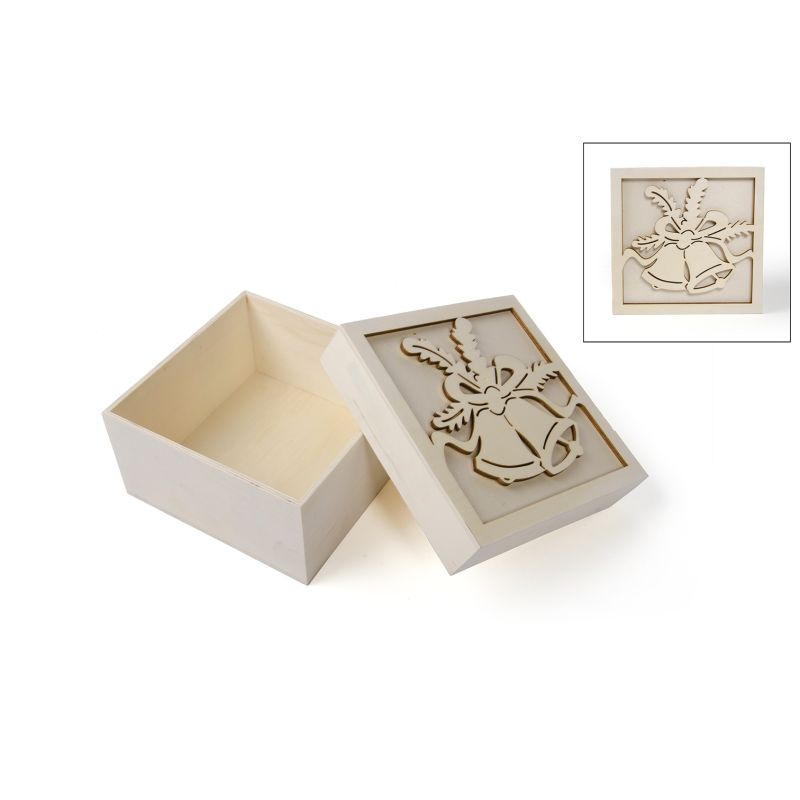 CAIXA C/SINOS 16X16X8CM C/PLACA