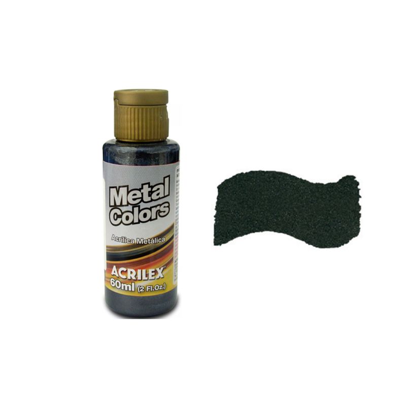 Tinta Acrílica Metal Preto