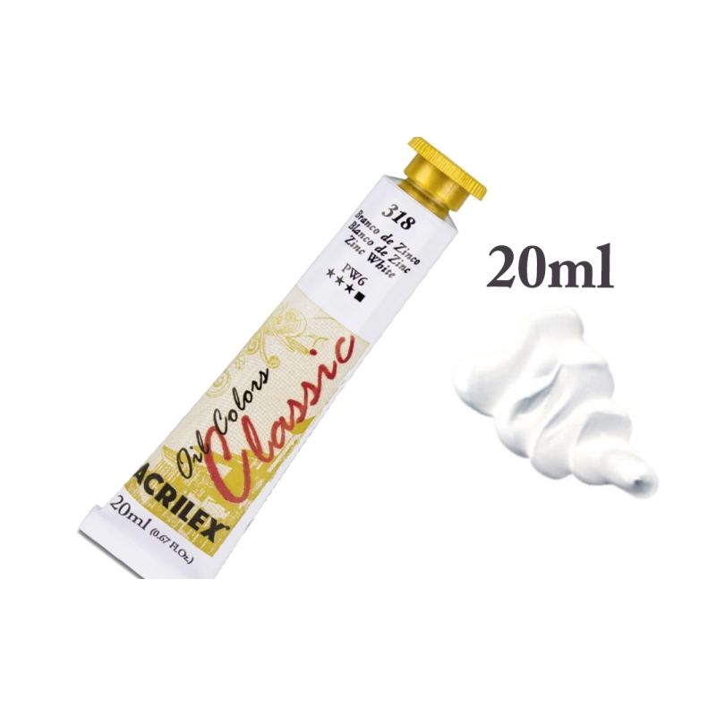 Tinta de Oleo Branco de Zinco