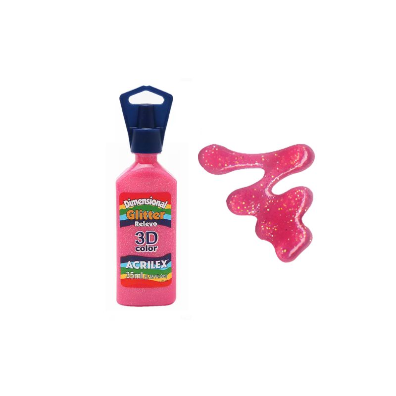 DIMENSIONAL RELEVO 3D GLITTER 35ML TUTTI-FRUTTI 12212909 ACR 