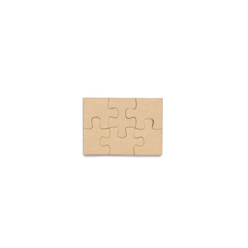 SET 2 PUZZLES 8X11X0.3CM MDF