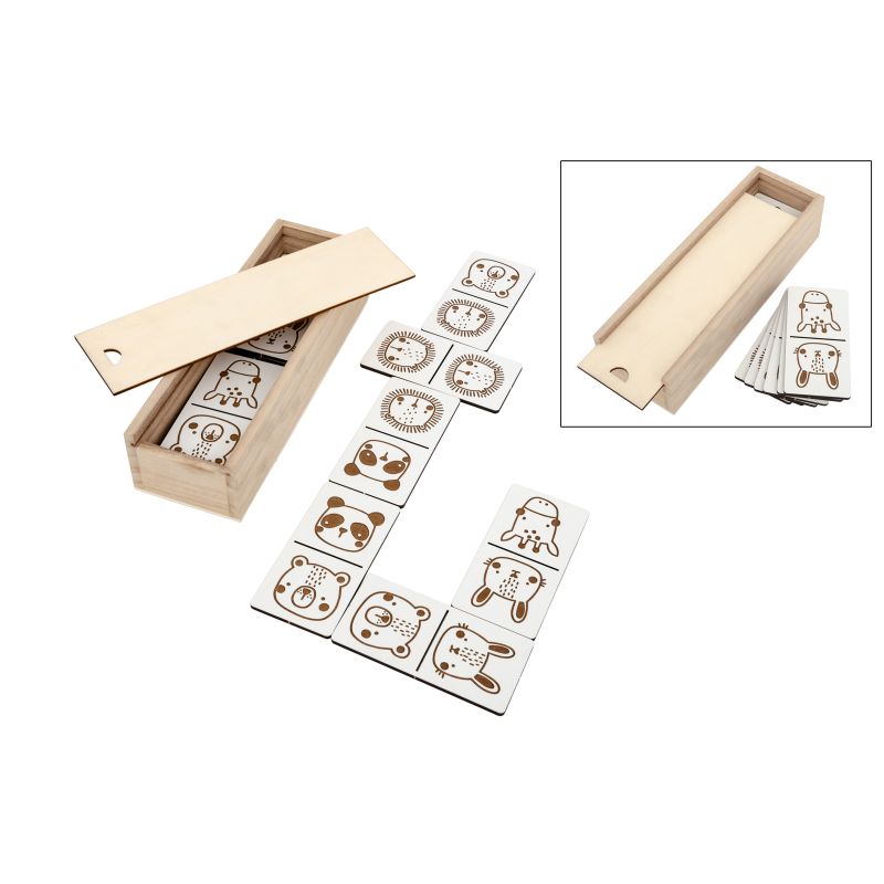 CAIXA 22X7X5.2CM C/ JOGO DOMINÓ