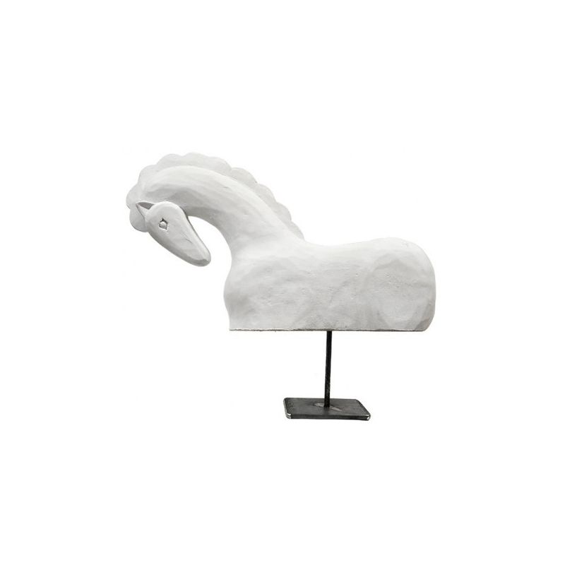 CABALO TRÓIA COM SUPORTE 35x22x8 / 10x10x13 CM