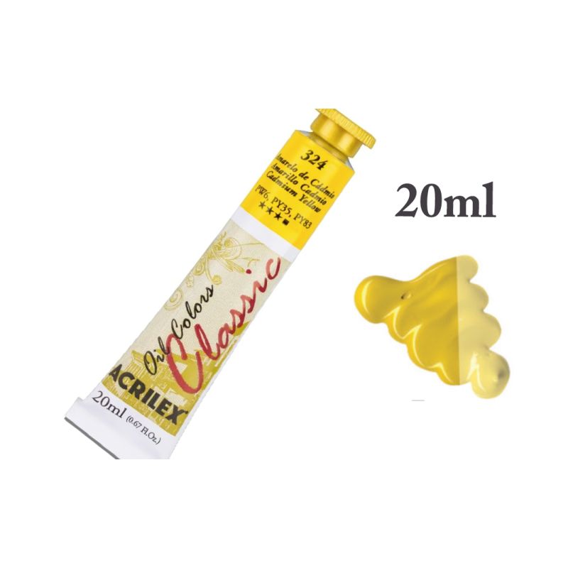 Tinta de Oleo Amarelo Cádmio