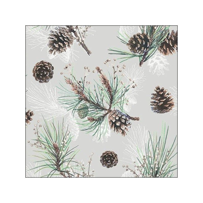 Guardanapo PINE CONE ALL OVER 30x30cm