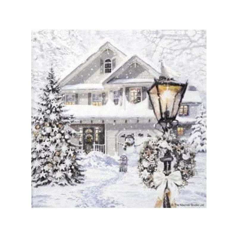Guardanapo CHRISTMAS HOUSE 30x30cm