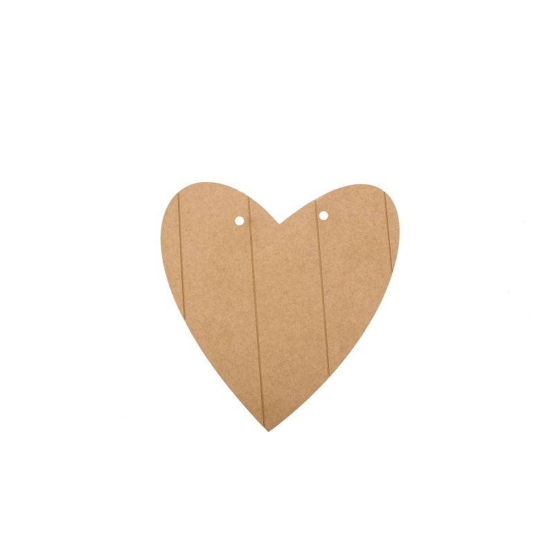SET 2 CORAÇOES 35X36.7X0.8CM MDF