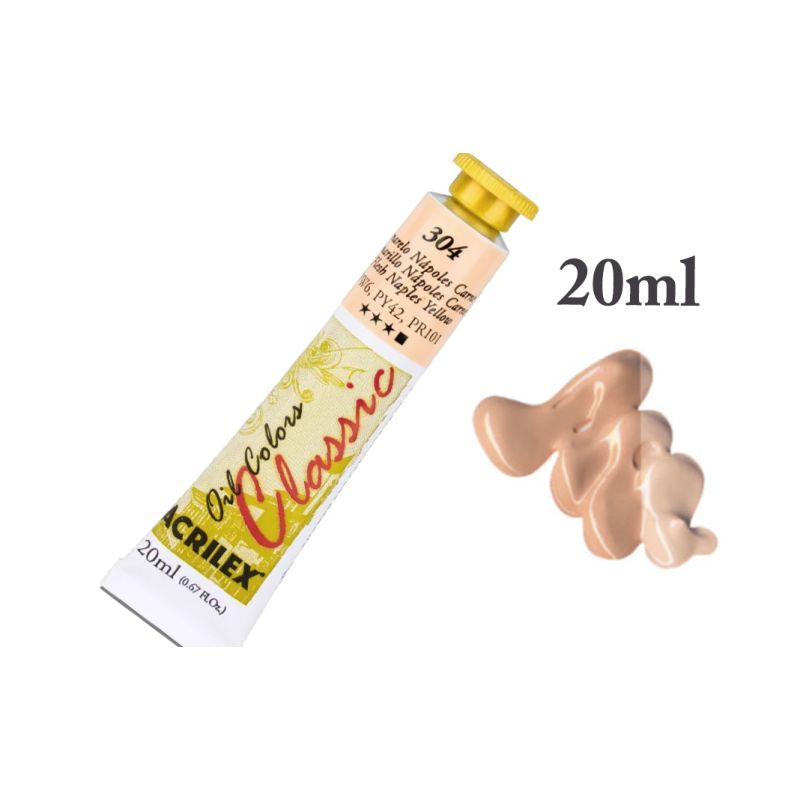 Tinta de Oleo Amarelo Nápoles Carne