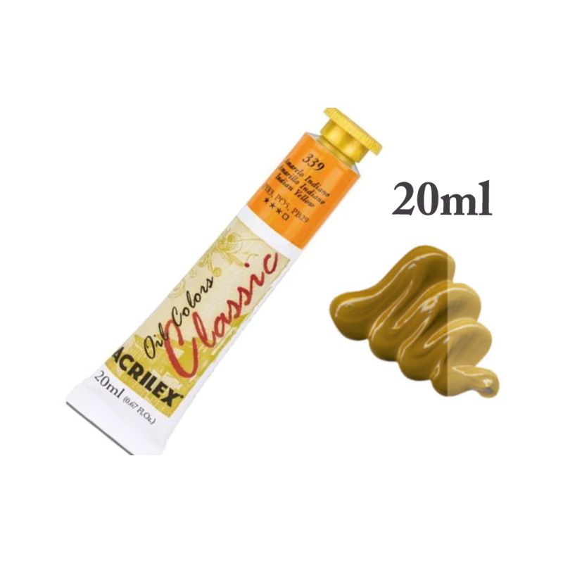 Tinta de Oleo Amarelo Indiano