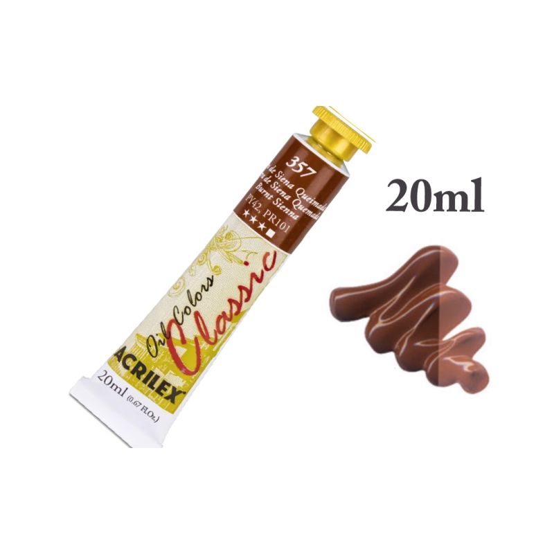 Tinta de Oleo Terra de Siena Queimada