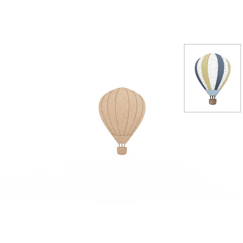 BALÃO AR QUENTE SET 12: 4.1X6X0.3CM