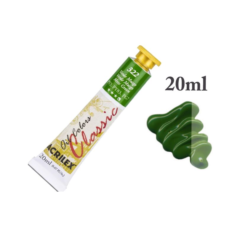 Tinta de Oleo Verde Musgo