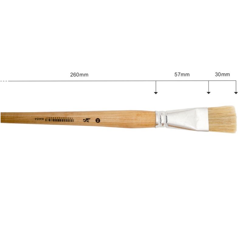 PINCEL LG Nº24 NAT. ESPATULADO C. COMPRIDO /12 - R.83054 