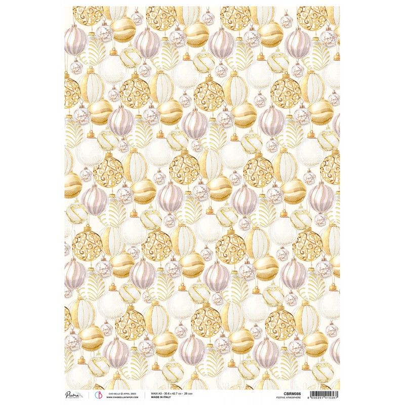 Rice Paper A3 Piuma Festive atmosphere