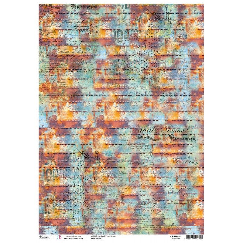 Rice Paper A3 Rusty Haze