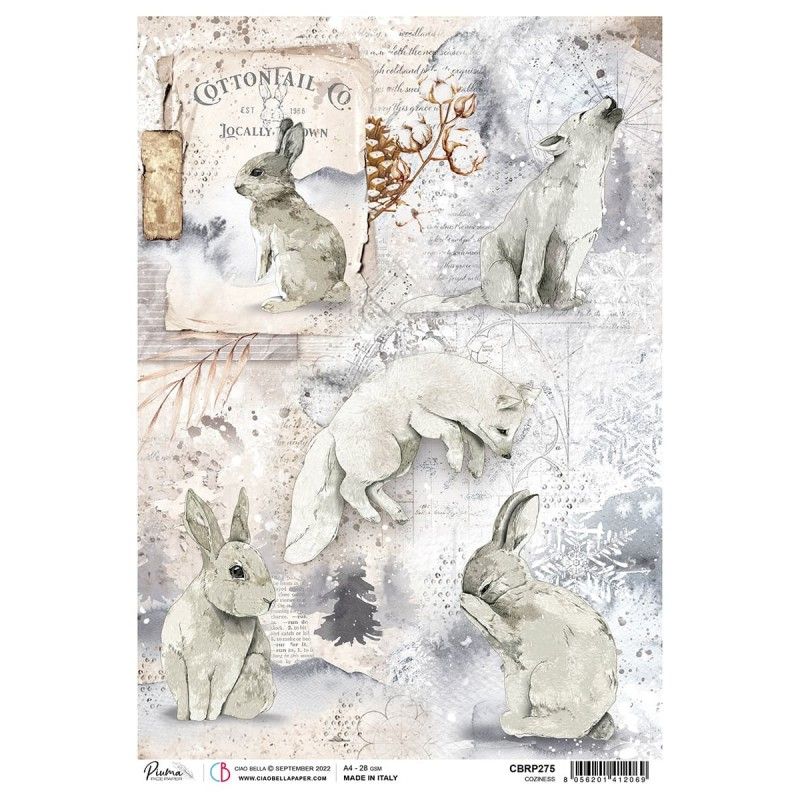 Rice Paper A4 Piuma Coziness