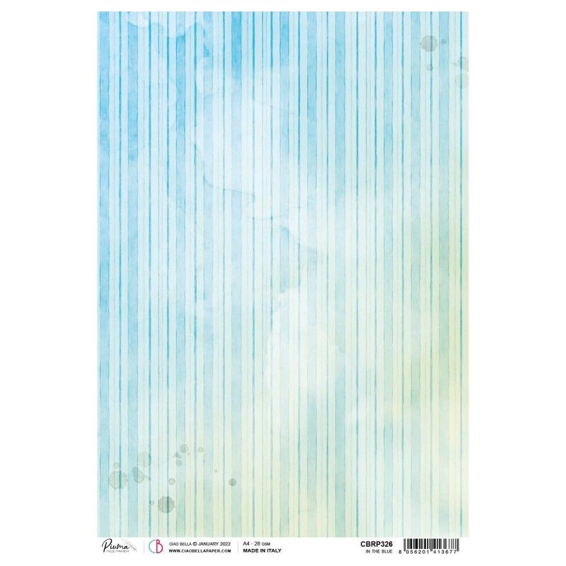 Rice Paper A4 Piuma In the blue