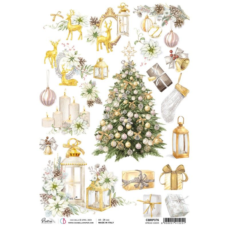 Rice Paper A4 Piuma Spread cheer